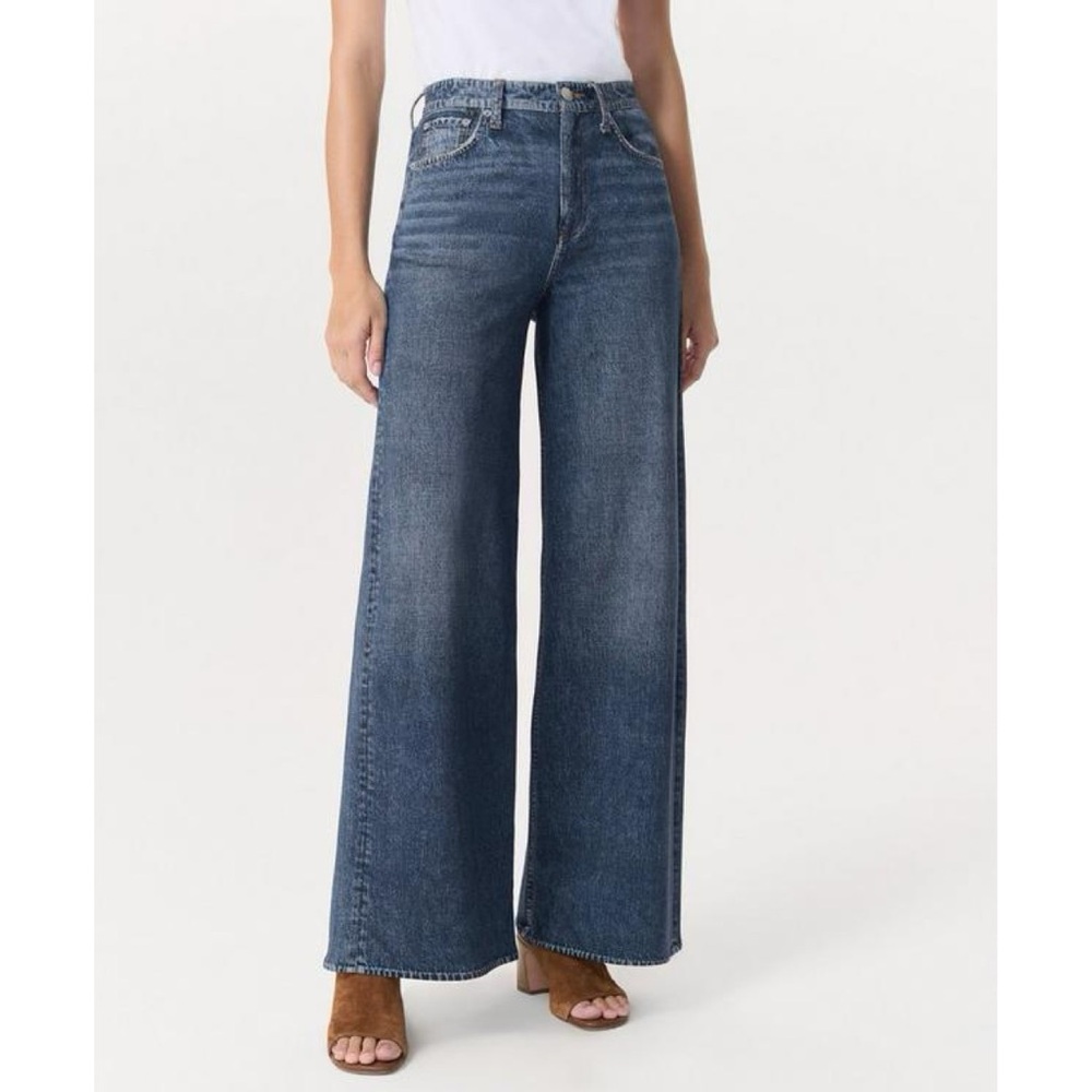 NEW Rag & Bone Miramar Sofie Wide Leg Pant (Sz 33) Cotton Terry Sweatpant Kimber - Picture 2 of 15